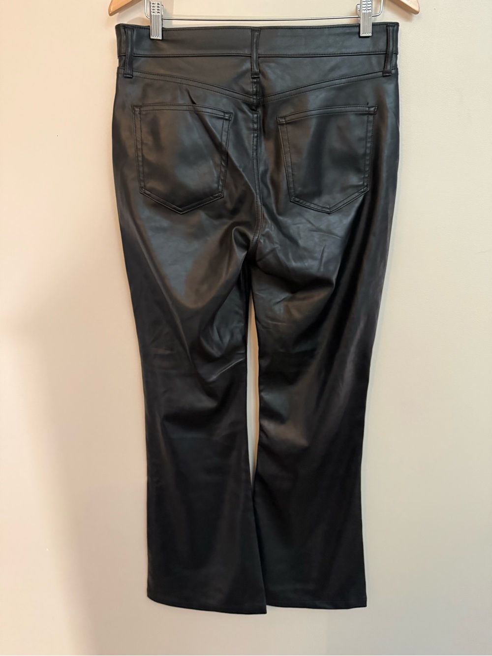 Gap 70s Flare High Rise Faux Leather Pants - Picture 4 of 4